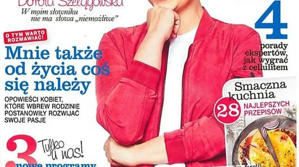 Dorota Szelągowska na okładce "Poradnika Domowego"