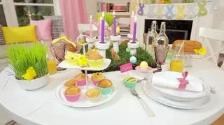 Dorota Szelągowska pokazuje dwa sposoby na przygotowanie stołu na Wielkanoc.