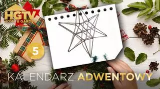 Kalendarz adwentowy 5: gwiazda ze słomek w stylu skandynawskim