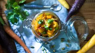 Konfitura marchewkowo nektarynkowa z chilli i imbirem