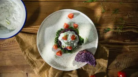 Kotlety z czerwonej kapusty i oscypka