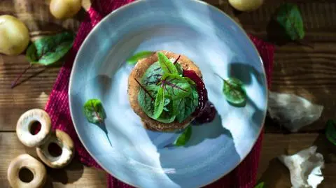 Kotlety ziemniaczane z boczniakami