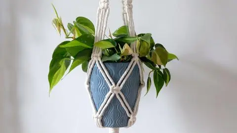 Makrama –  jak zrobić wiszący kwietnik? Instrukcja krok po kroku