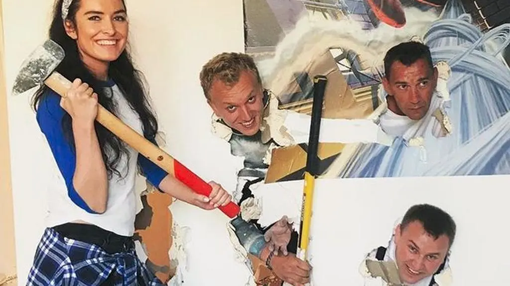 Marika też lubi etap demolowania