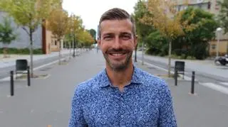 Piotr mieszkający na co dzień w Barcelonie