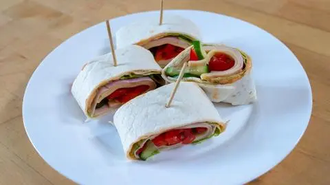 Tortille z ognistym sosem