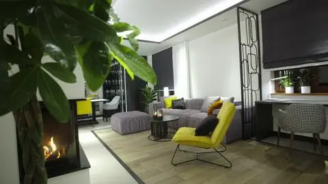 "Zgłoś remont": nowy salon z jadalnią i "niewidzialnym" kącikiem do pracy