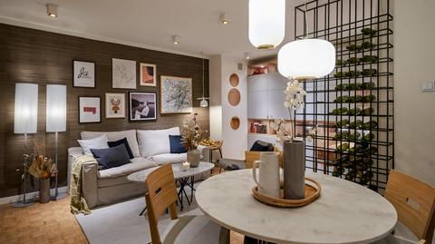 Salon w stylu scandi boho z 6. odcinka "Weekendowej metamorfozy"