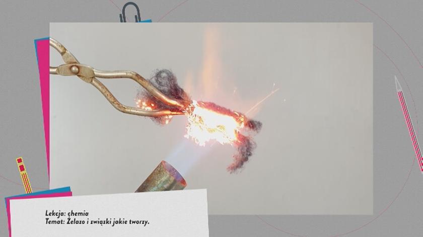 Korki.tv (chemia): Wełna stalowa w płomieniu palnika