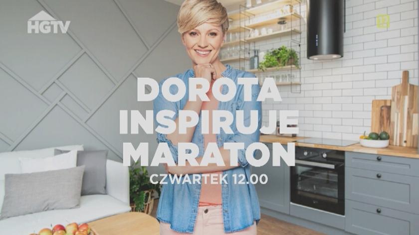 W czwartek 11 czerwca zachęcamy do spędzenia poranka i przedpołudnia z Mają Popielarską, a popołudniu zapraszamy na maraton programu "Dorota inspiruje"! W 3. sezonie Dorota Szelągowska i jej ekipa zmienili 7 mieszkań i wszystkie te remonty będziecie mogli prześledzić na naszej antenie jeszcze raz właśnie w czwartek! Zobaczycie m.in. 22-metrowe mieszkanie, w którym w jednym pokoju trzeba zmieścić sypialnię, jadalnię i pokój do pracy. Dorota spróbuje także pogodzić odmienne interesy czteroosobowej wybuchowej rodzinki, urządzając jedno wspólne pomieszczenie dla dwójki dzieci. Weźmie też na tapet niedużą, zniszczoną łazienkę mamy i córki oraz pomoże rodzinie, którą, mimo wielkiego zaangażowania, ogrom prac remontowych po prostu przerósł. Maraton programu "Dorota inspiruje" potrwa od godz. 12:00 aż do 19:00.