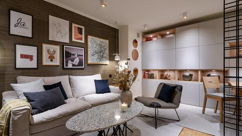 "Weekendowa metamorfoza": salon w stylu scandi boho