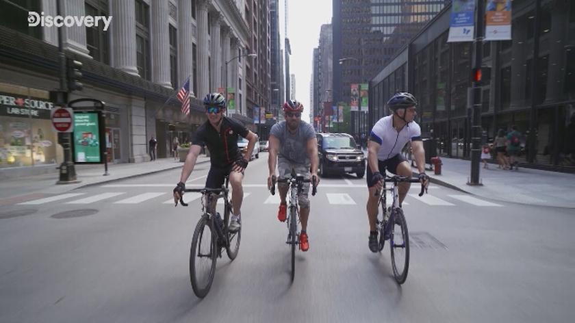 "Ciężarówką przez Route 66" PRZED EMISJĄ W TV: Chicago na rowerze